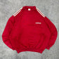 Adidas Originals vintage Sweatshirt Crewneck rot S