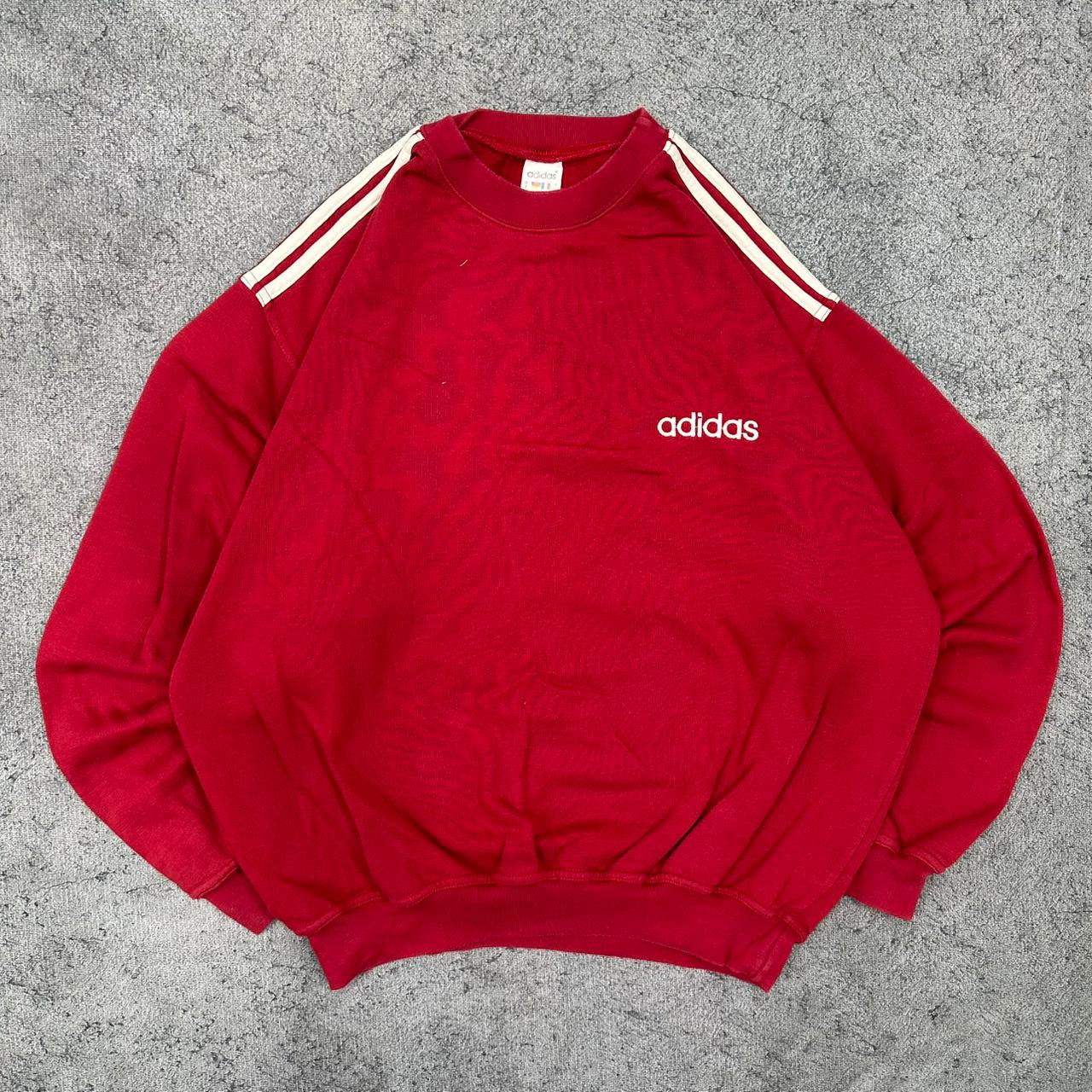 Adidas Originals vintage Sweatshirt Crewneck rot S
