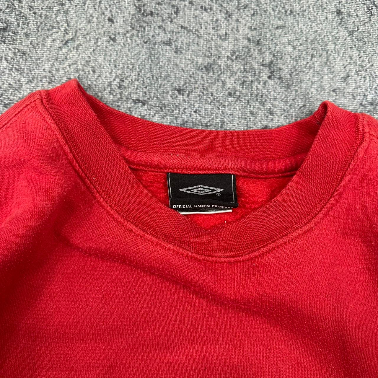 Umbro vintage big Logo Sweatshirt Crewneck rot L