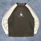 France Le Coq Sportif vintage Sweatshirt Crewneck khaki L