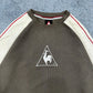 France Le Coq Sportif vintage Sweatshirt Crewneck khaki L