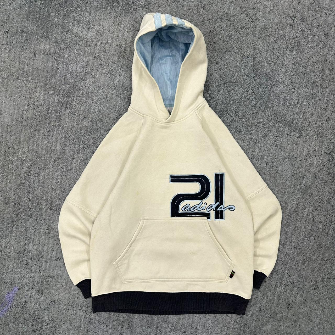 Adidas vintage 21 Hoodie Pullover weiß XS