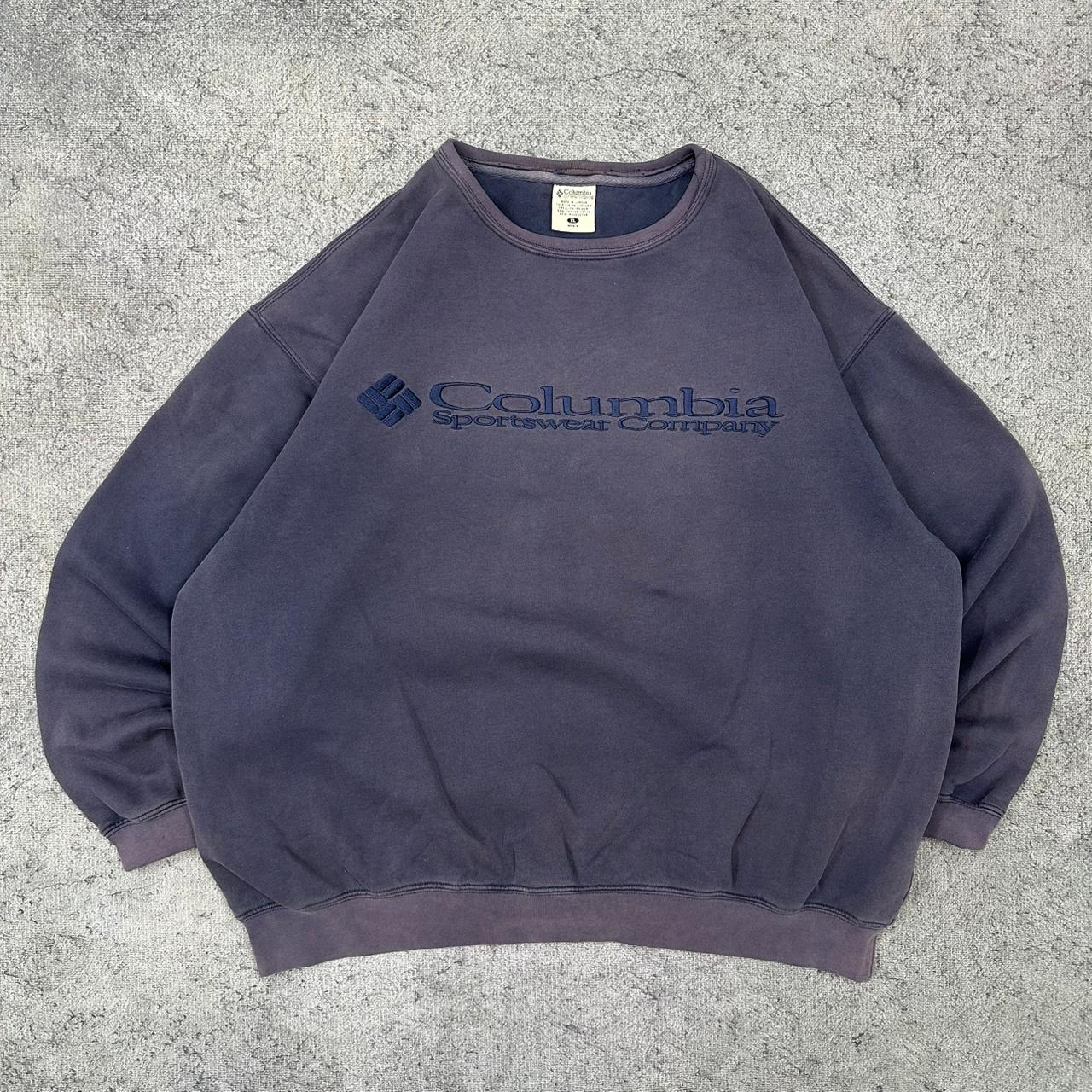 Columbia Sportswear vintage Sweatshirt Crewneck blau XL