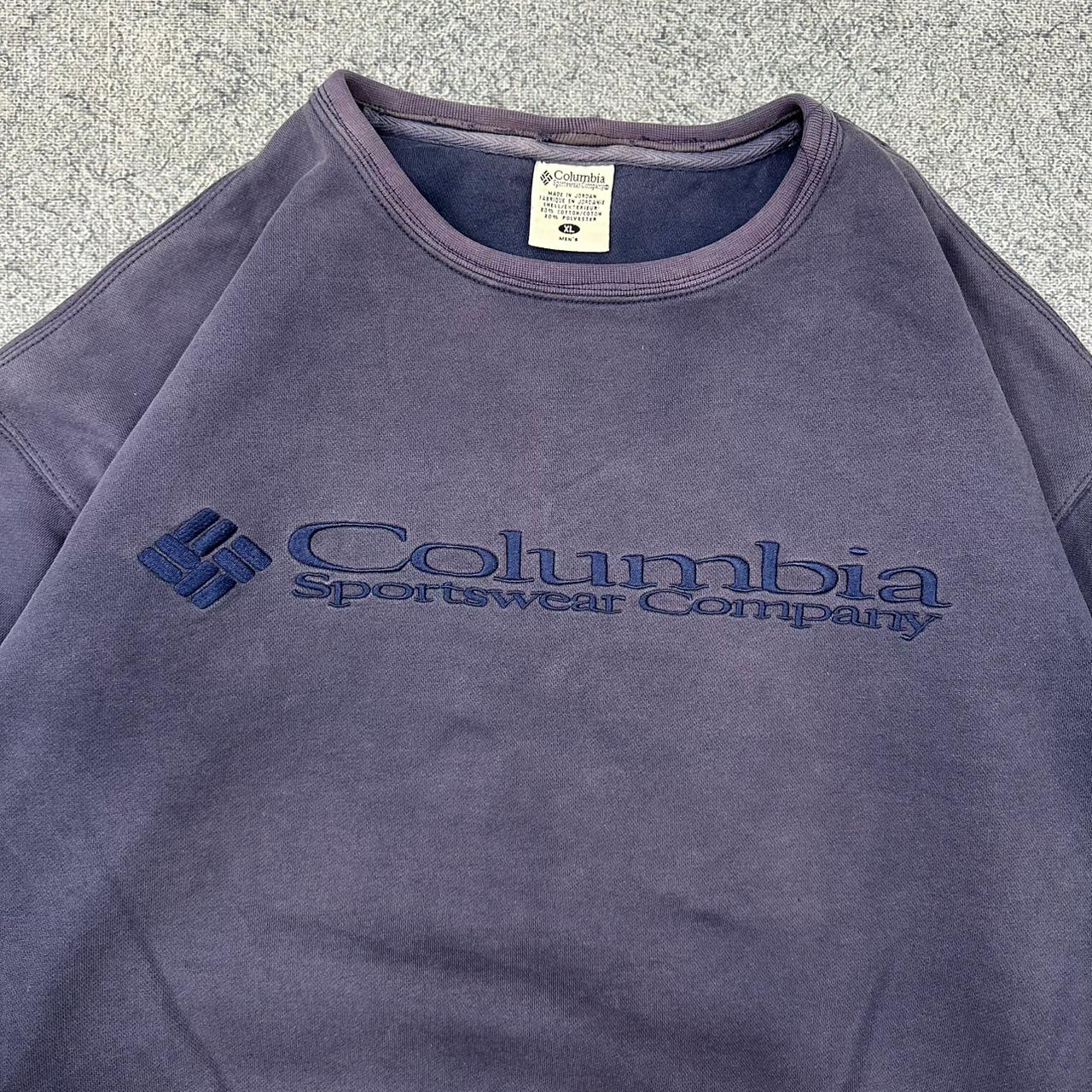 Columbia Sportswear vintage Sweatshirt Crewneck blau XL