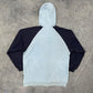 Adidas vintage big Logo Zipper Hoodie blau M