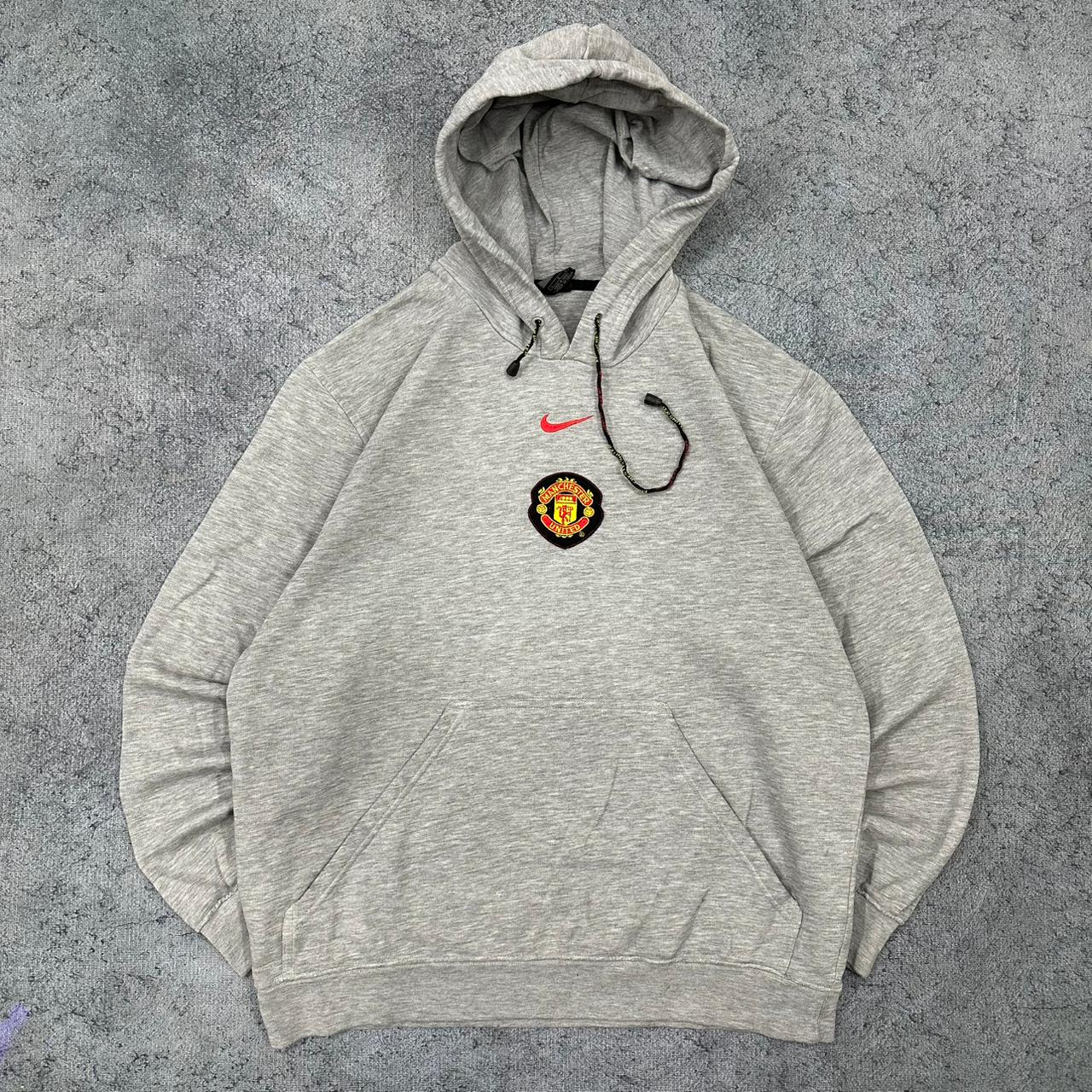 Nike x Manchester United Hoodie Pullover grau L