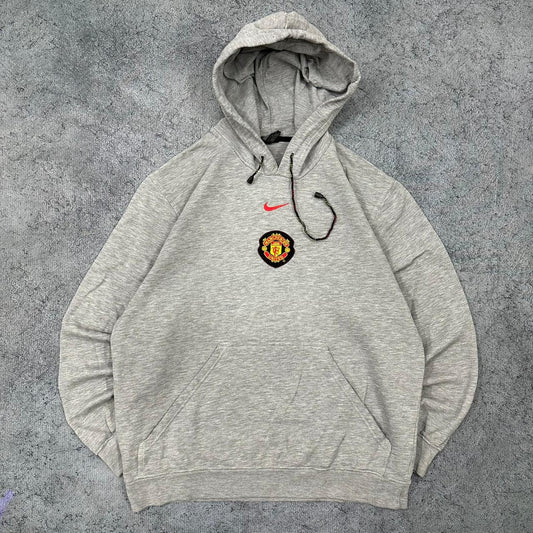 Nike x Manchester United Hoodie Pullover grau L