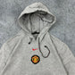 Nike x Manchester United Hoodie Pullover grau L