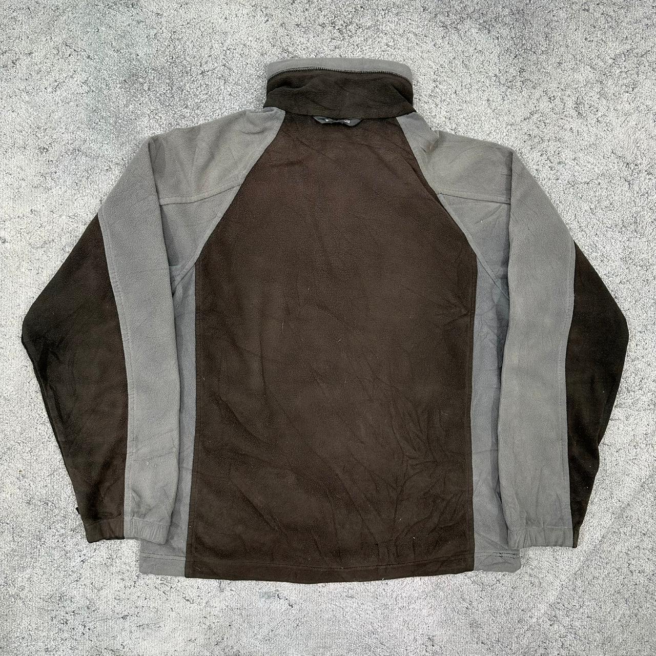 Columbia vintage Fleece Jacke Zipper schwarz M