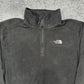 The North Face Fleece Zip Sweatshirt schwarz M