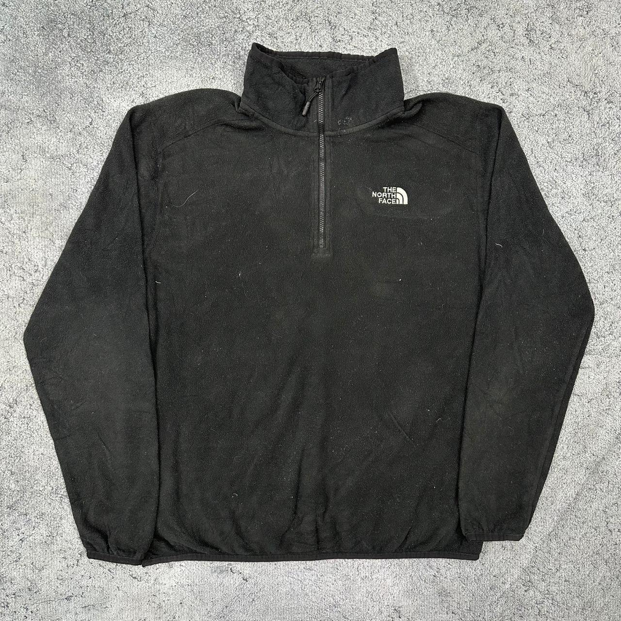 The North Face Fleece Zip Sweatshirt schwarz M