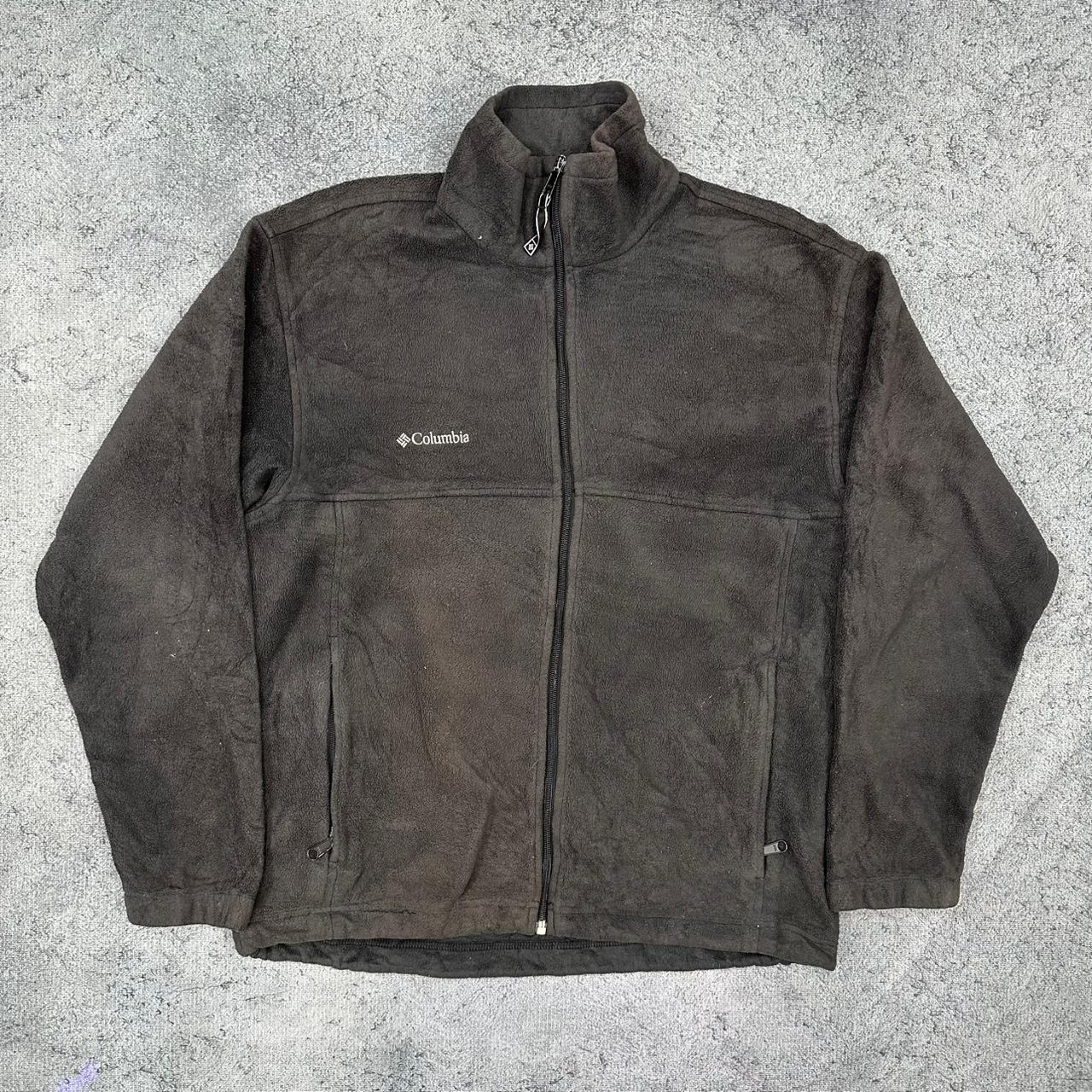 Columbia Fleece Jacke Zipper schwarz L