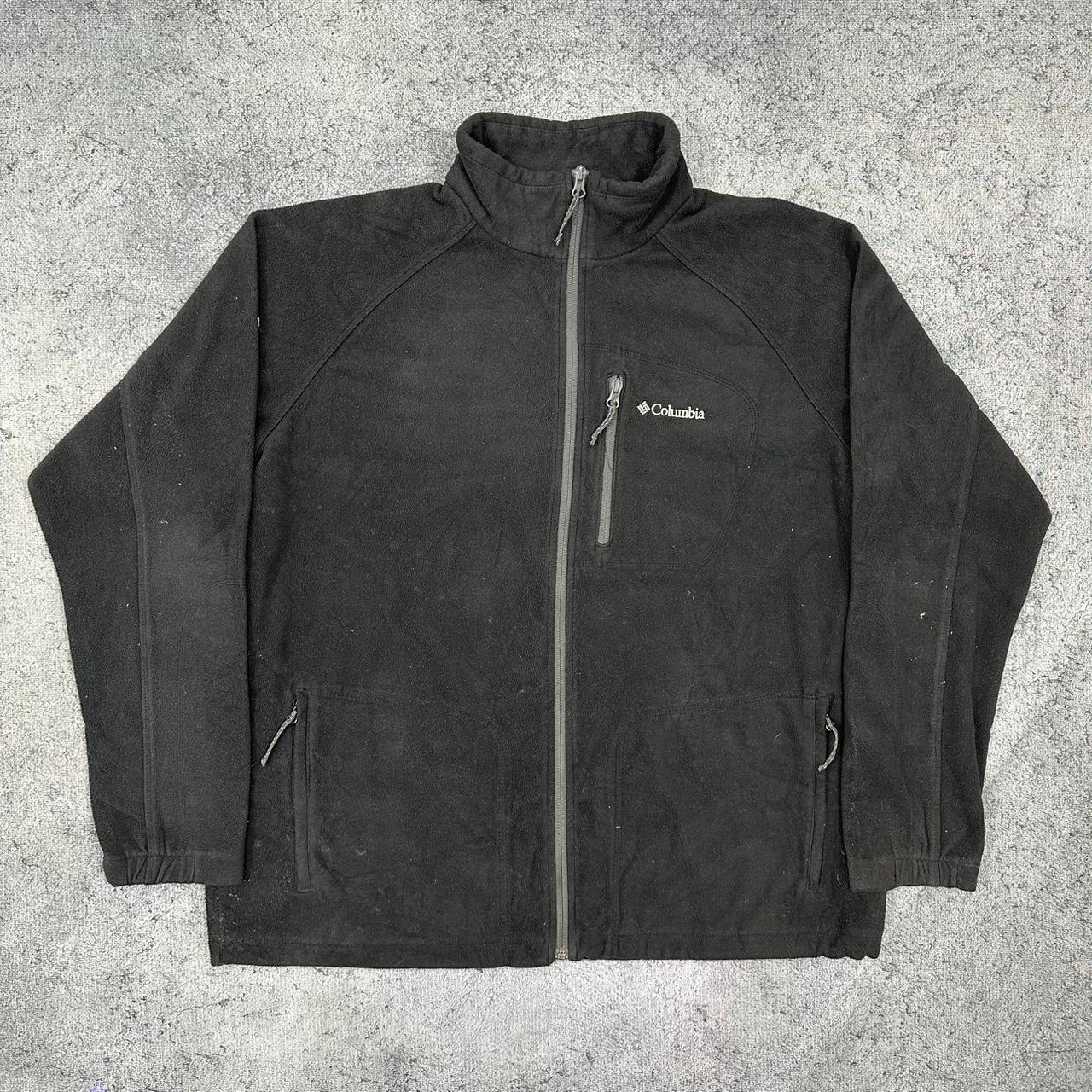 Columbia Fleece Jacke Zipper schwarz L