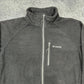 Columbia Fleece Jacke Zipper schwarz L