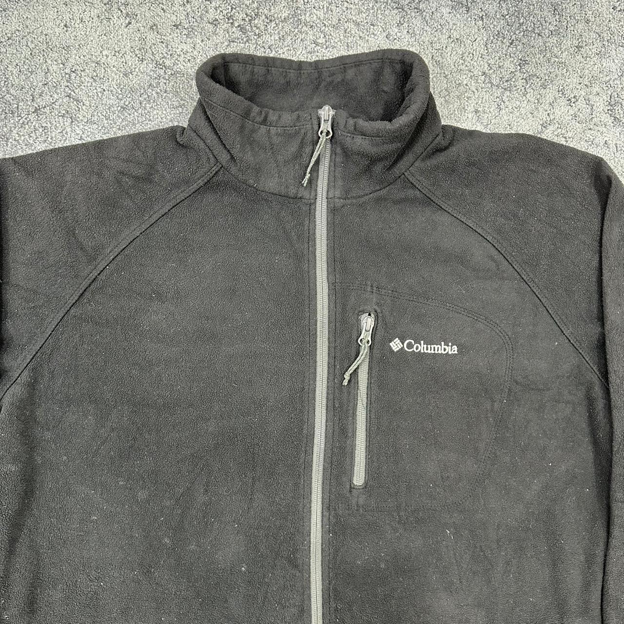 Columbia Fleece Jacke Zipper schwarz L