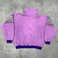 Salewa vintage crazy 80s Fleece Zip Sweatshirt lila L