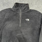 The North Face Fleece Zip Swetashirt schwarz L