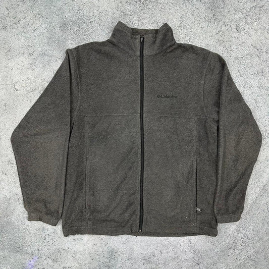 Columbia Fleece Jacke Zipper grau L