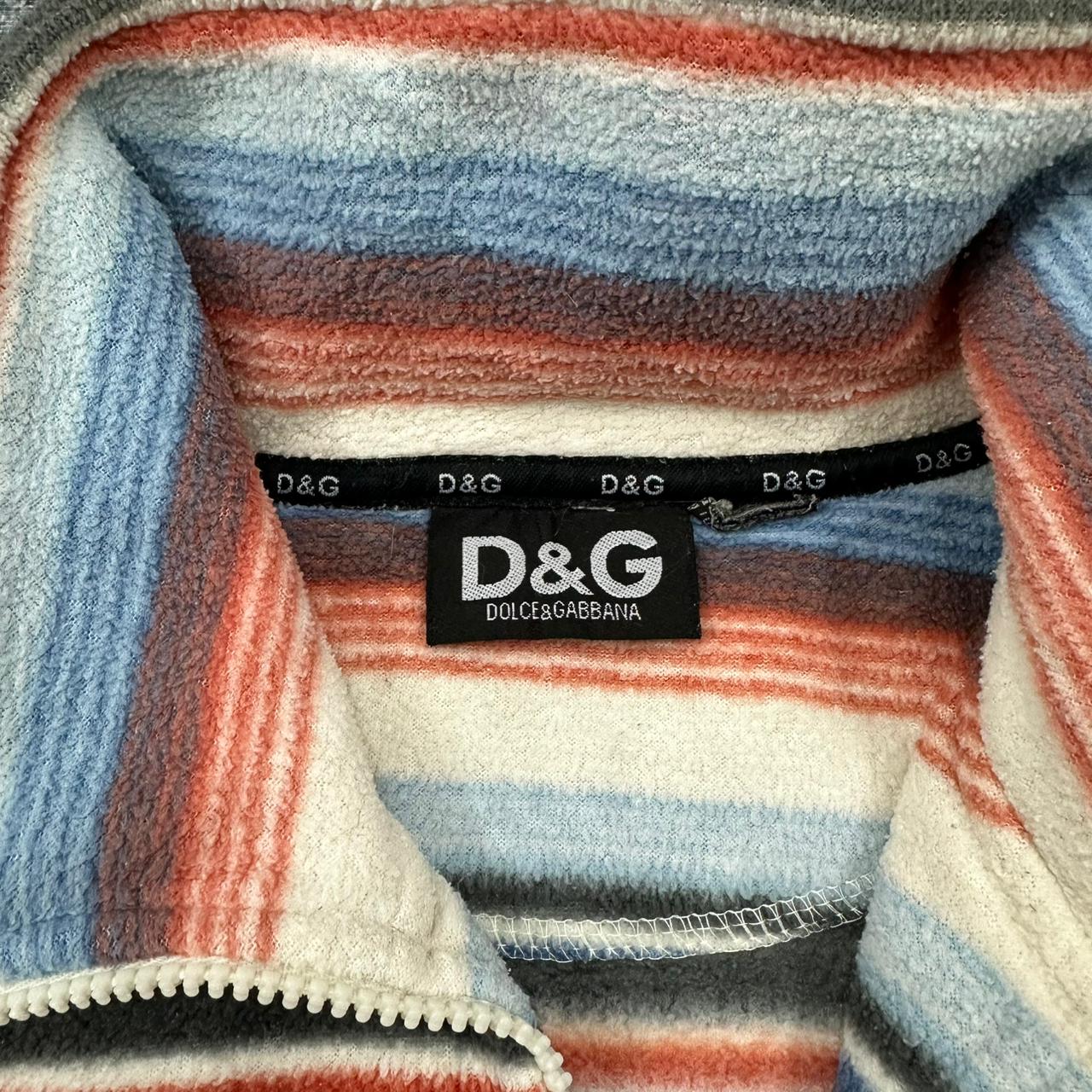 Dolce & Gabbana vintage 80s Fleece Zip Sweatshirt Sweater M