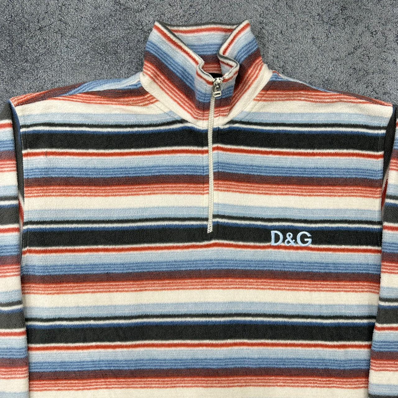 Dolce & Gabbana vintage 80s Fleece Zip Sweatshirt Sweater M