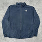 The North Face Fleece Jacke Zipper blau M