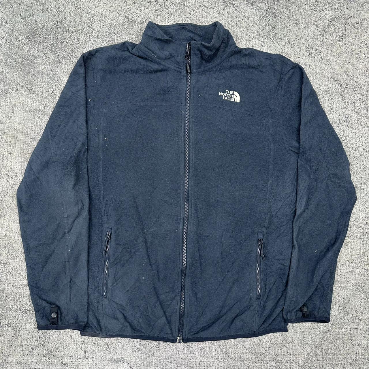 The North Face Fleece Jacke Zipper blau M