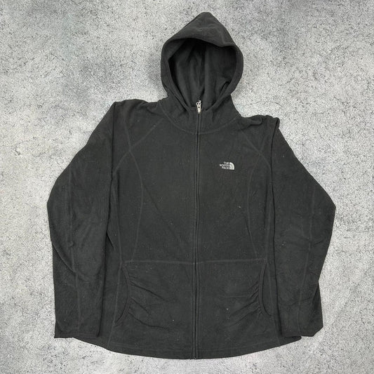 The North Face Fleece Jacke Zipper schwarz L