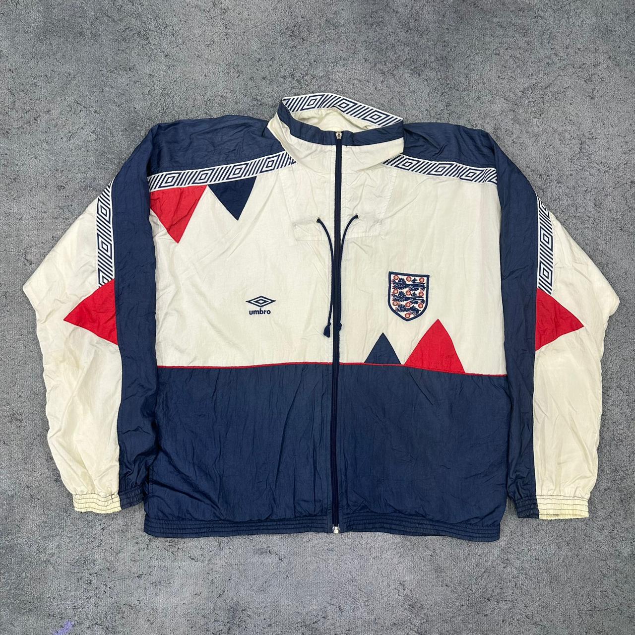 Umbro x England 1990-1992 vintage Trackjacket Windbreaker Jacke XL