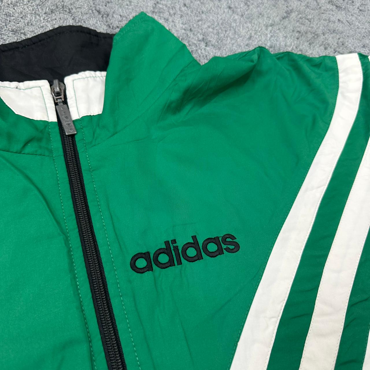 Adidas vintage Windbreaker Trackjacket Jacke grün L