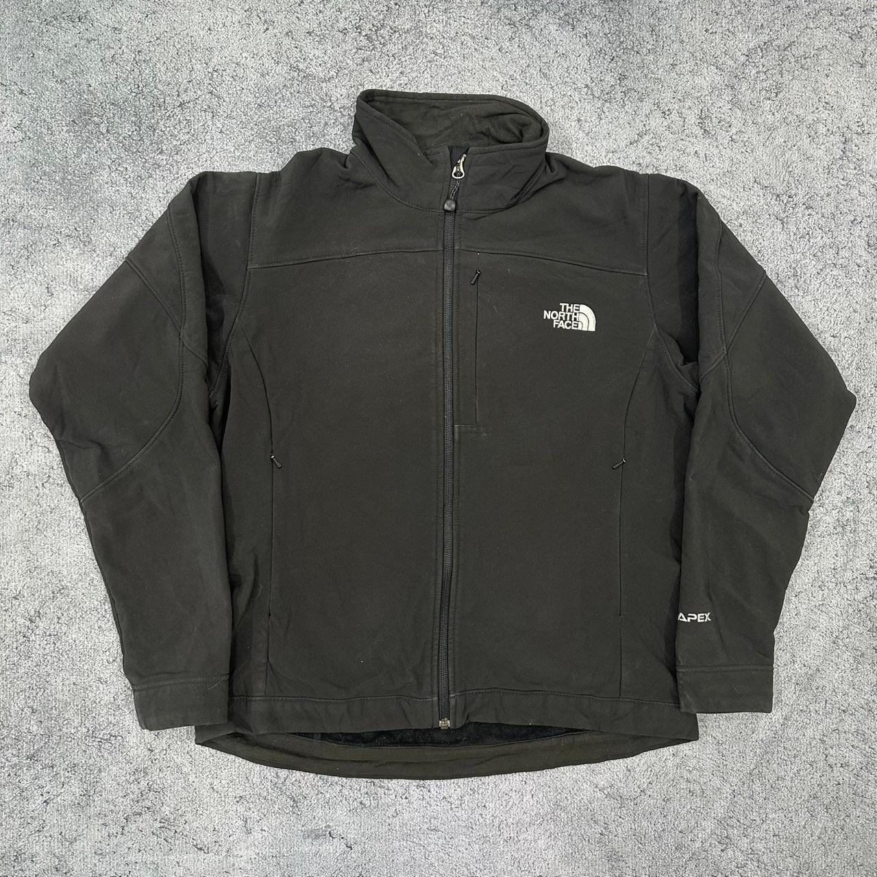 The North Face Apex Softshell Jacke allwetter outdoor schwarz S