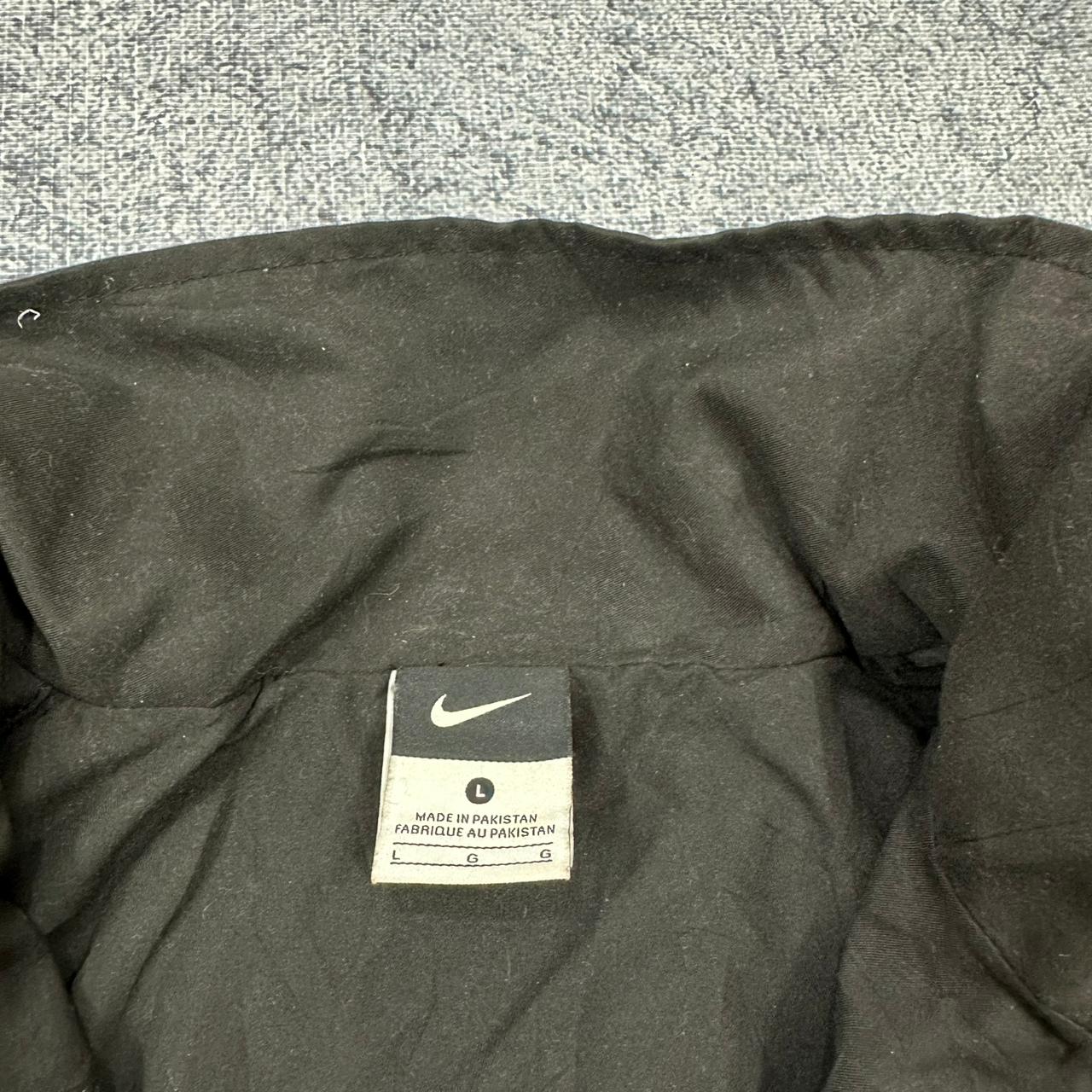 Nike vintage big Logo Trackjacket Windbreaker schwarz M