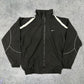 Nike vintage big Logo Trackjacket Windbreaker schwarz M