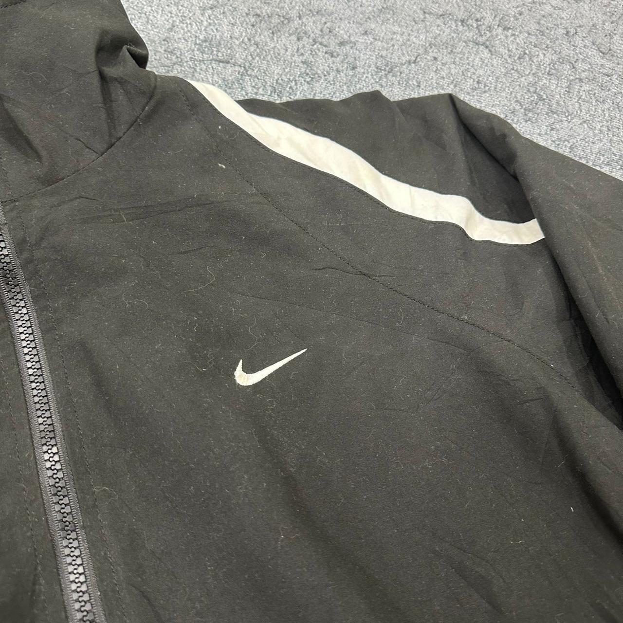 Nike vintage big Logo Trackjacket Windbreaker schwarz M