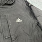 Adidas vintage Jacke Windbreaker allwetter schwarz M