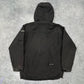 Adidas vintage Jacke Windbreaker allwetter schwarz M