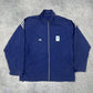 Adidas Olympia 2000s Norway vintage Windbreaker Trackjacket Jacke blau XL