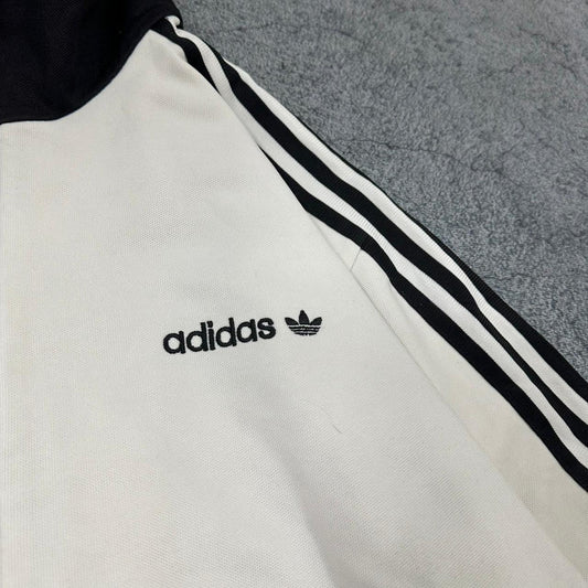 Adidas Originals vintage Zipper Sweatshirt weiß M