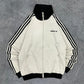 Adidas Originals vintage Zipper Sweatshirt weiß M