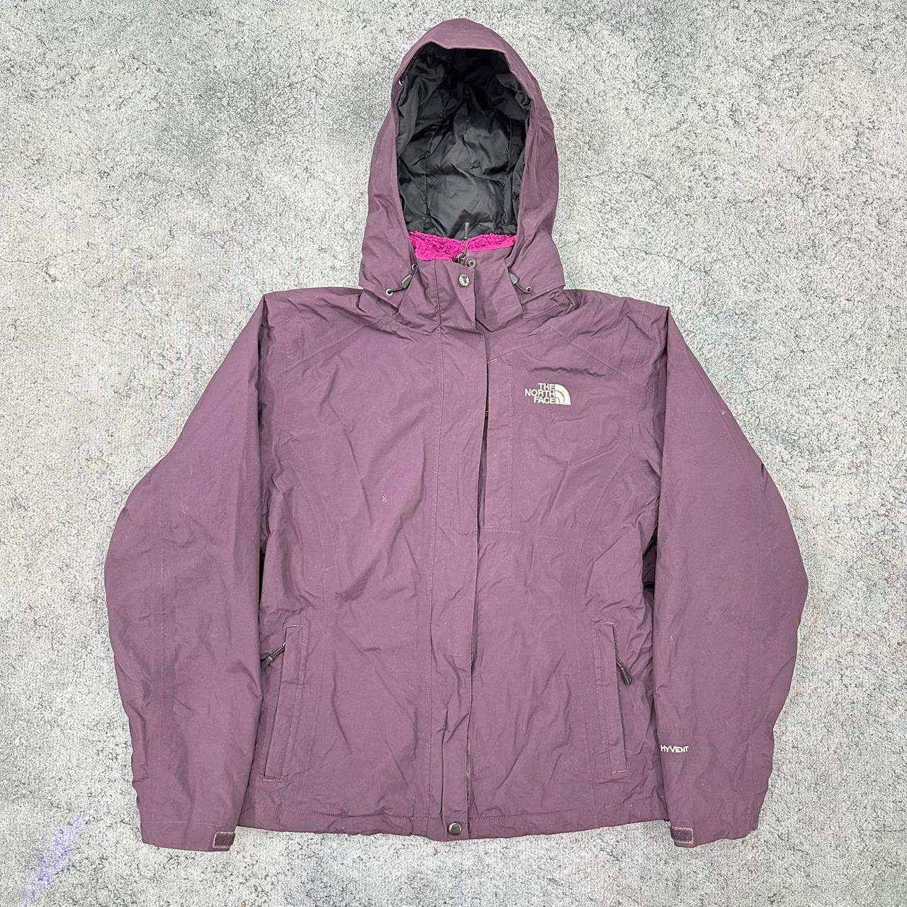 The North Face HyVent Allwetter Jacke gefüttert outdoor lila M