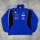 Adidas vintage Racing Design Windbreaker Trackjacket Jacke blau XL