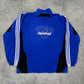 Adidas vintage Racing Design Windbreaker Trackjacket Jacke blau XL