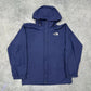 The North Face HyVent allwetter Jacke outdoor Windbreaker blau L