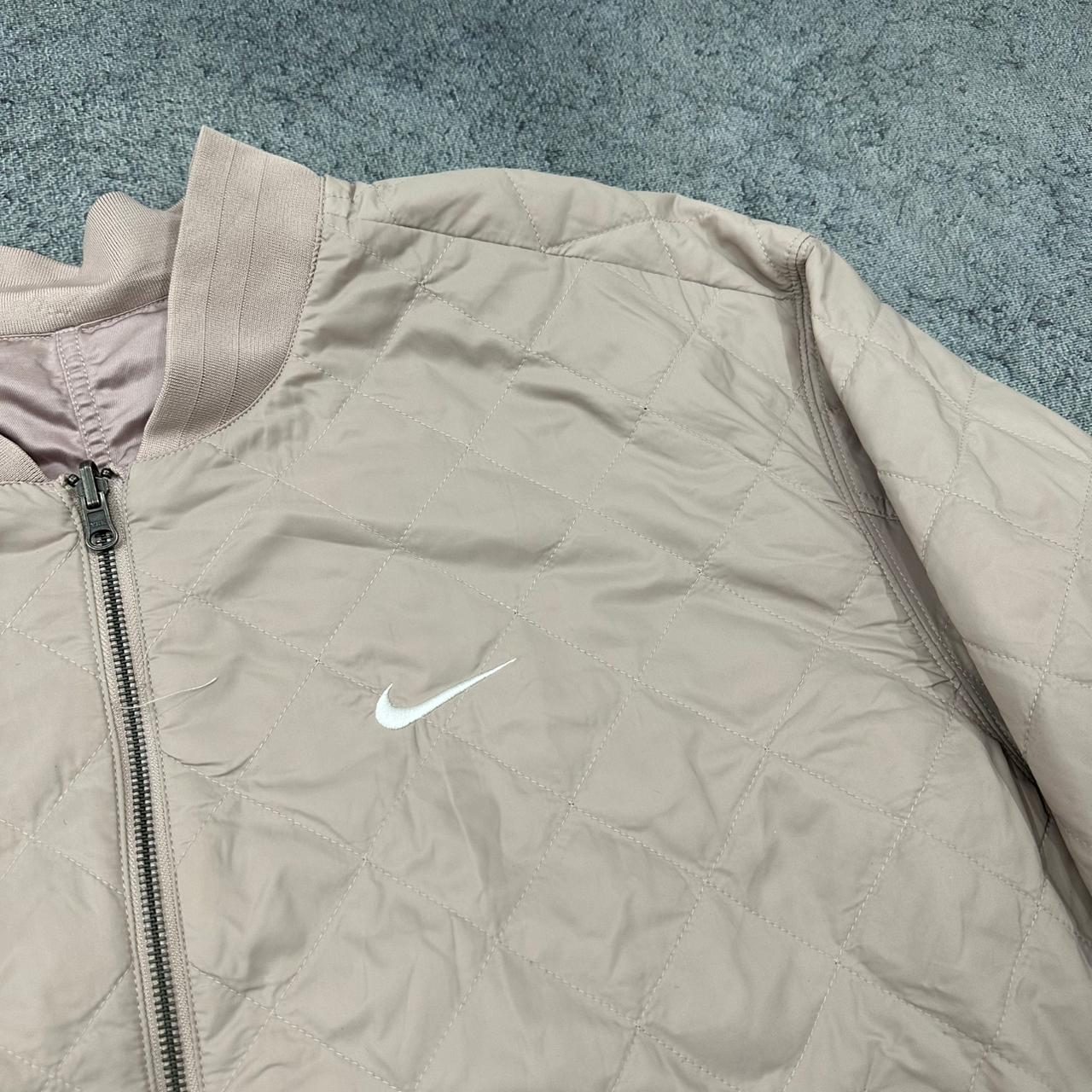 Nike vintage big Swoosh Bomberjacke Wendejacke 2in1 rosa XL