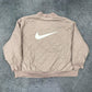 Nike vintage big Swoosh Bomberjacke Wendejacke 2in1 rosa XL