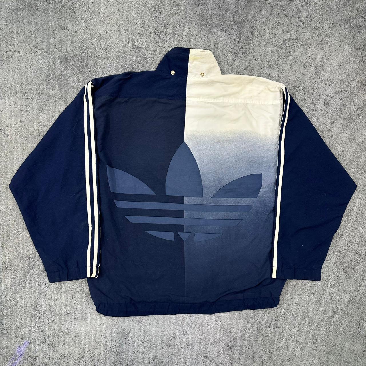 Adidas vintage Windbreaker Trackjacket Jacke blau XL