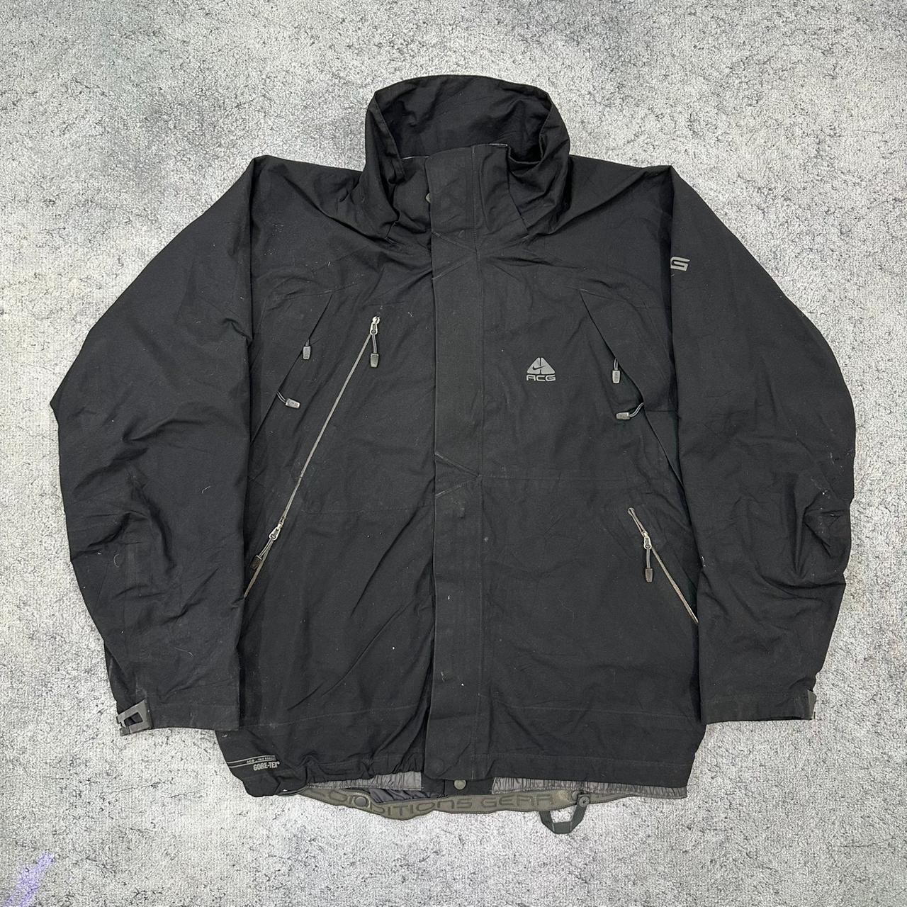 Nike ACG Gore-Tex vintage Jacke allwetter outdoor Jacket schwarz M