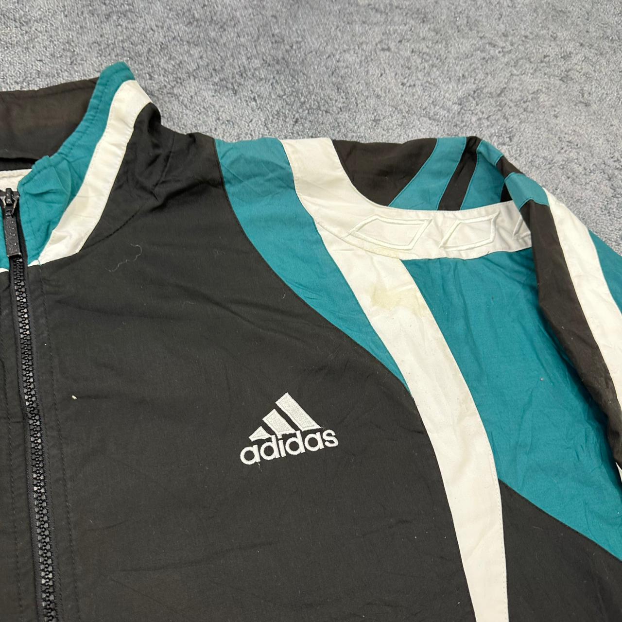 Adidas vintage Windbreaker Trackjacket grün XL