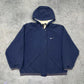 Nike vintage Wendejacke Collegejacke blau M