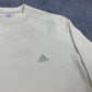 Adidas vintage Fleece Sweatshirt Sweater weiß L