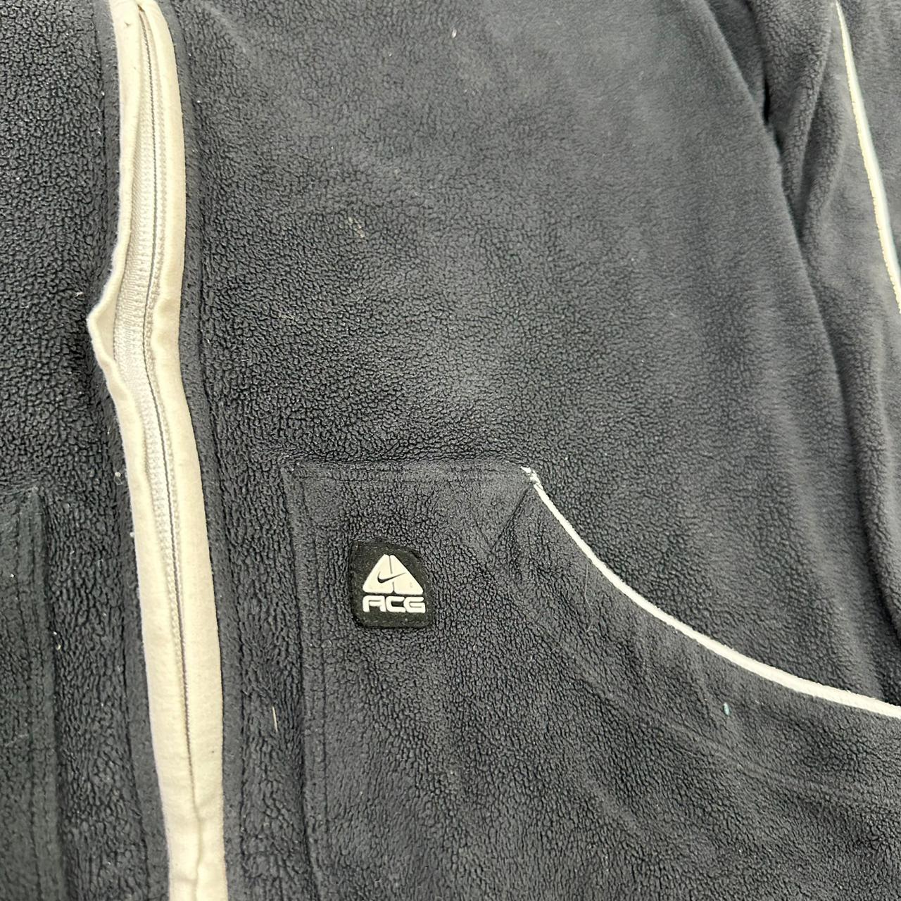 Nike ACG vintage Fleece Jacke Zipper grau M